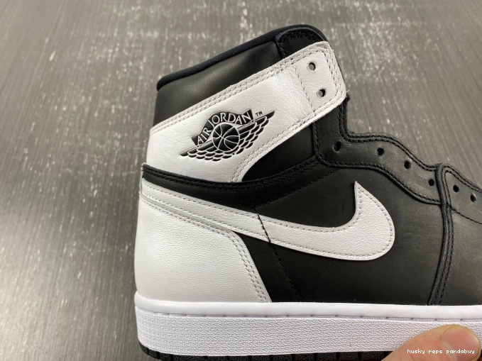 Rep Husky Jordan DZ5485-010 Reverse Panda OG 1 Air High 0813
